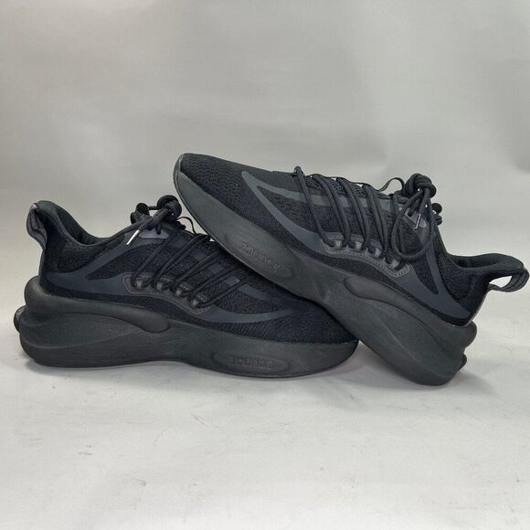 Adidas Alphaboost V1 Running Shoes Mens Size 10.5 Black Bounce Athletic Sneakers